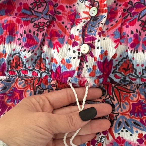 Altar'd State Multicolor Floral romper - Picture 3 of 6